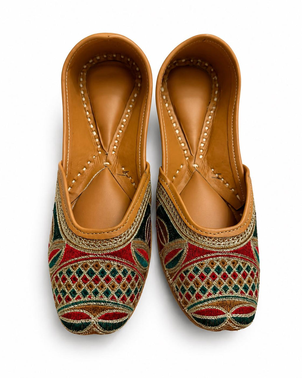 Handcrafted Multicolor Punjabi Jutti for Women